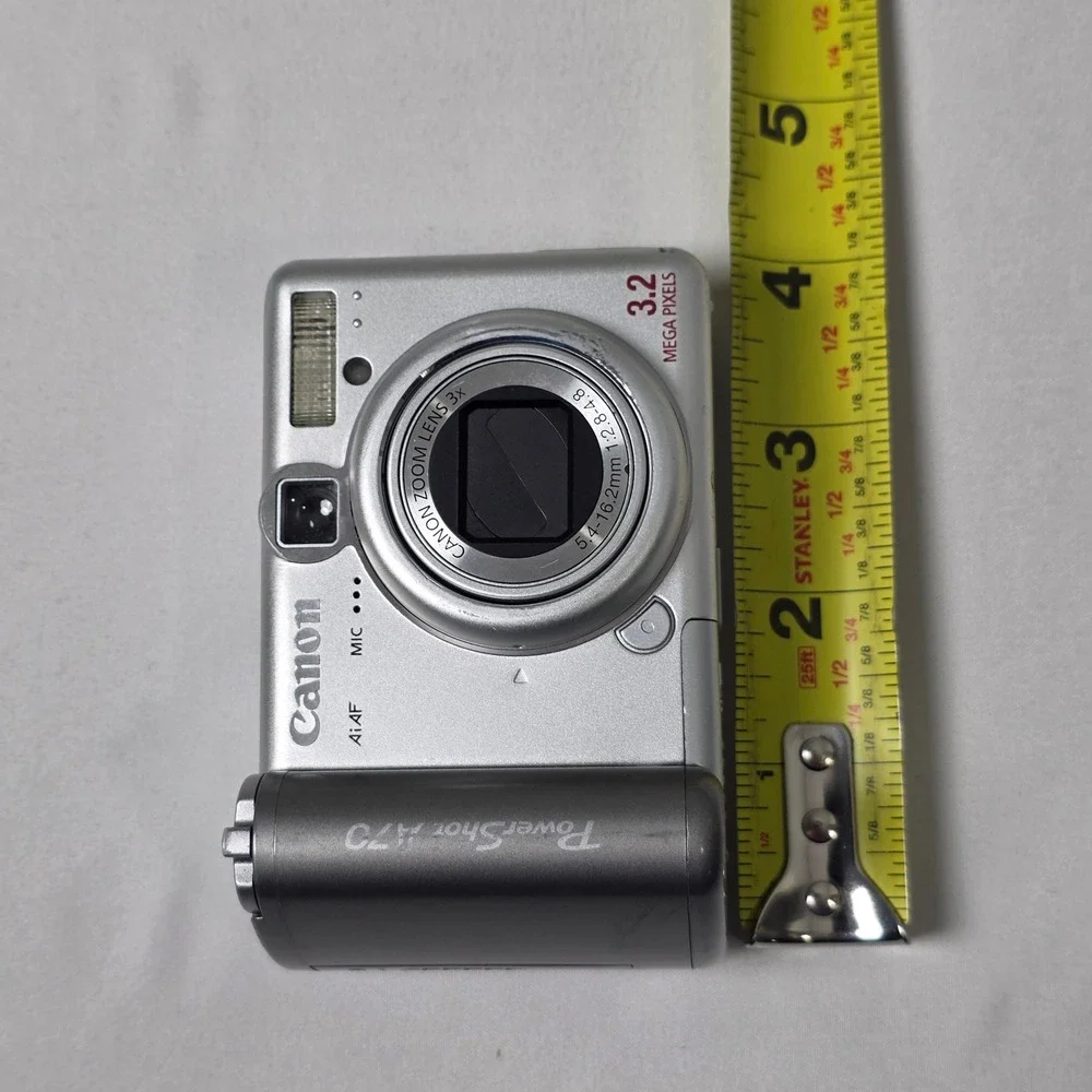 Canon PowerShot A70 Digital Camera 3.2MP 3x Zoom Vintage Y2K TESTED WORKS READ